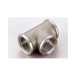 TEE OTTONE CROMATO 54/4 DA ø1"